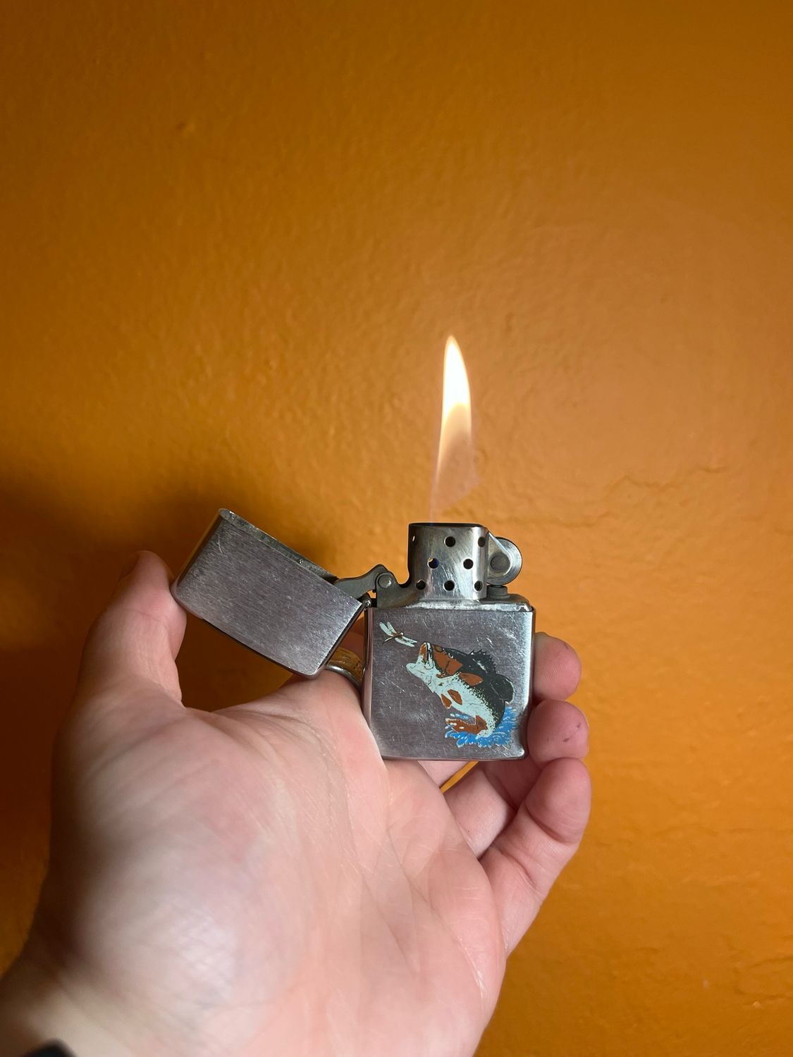 1995 Bass Fishing Zippo Lighter
