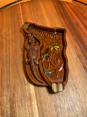 Ceramic Florida Souvenir Ashtray