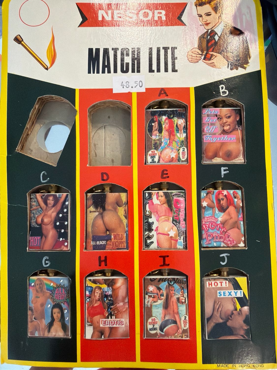 Naughty Permanent Match Lighters