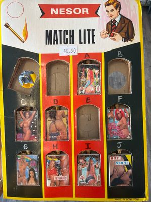Naughty Permanent Match Lighters