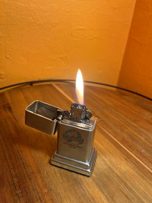 USS La Moure County LST-1194 Zippo Barcroft Table Lighter