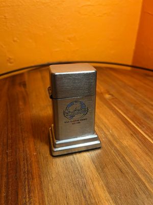 USS La Moure County LST-1194 Zippo Barcroft Table Lighter
