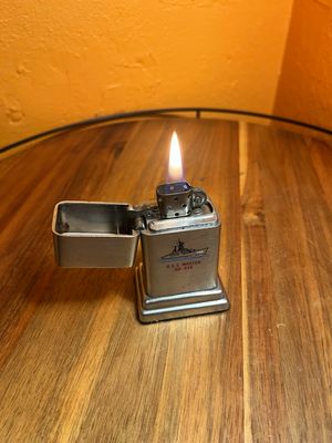USS Morton DD-948 Zippo Barcroft Table Lighter
