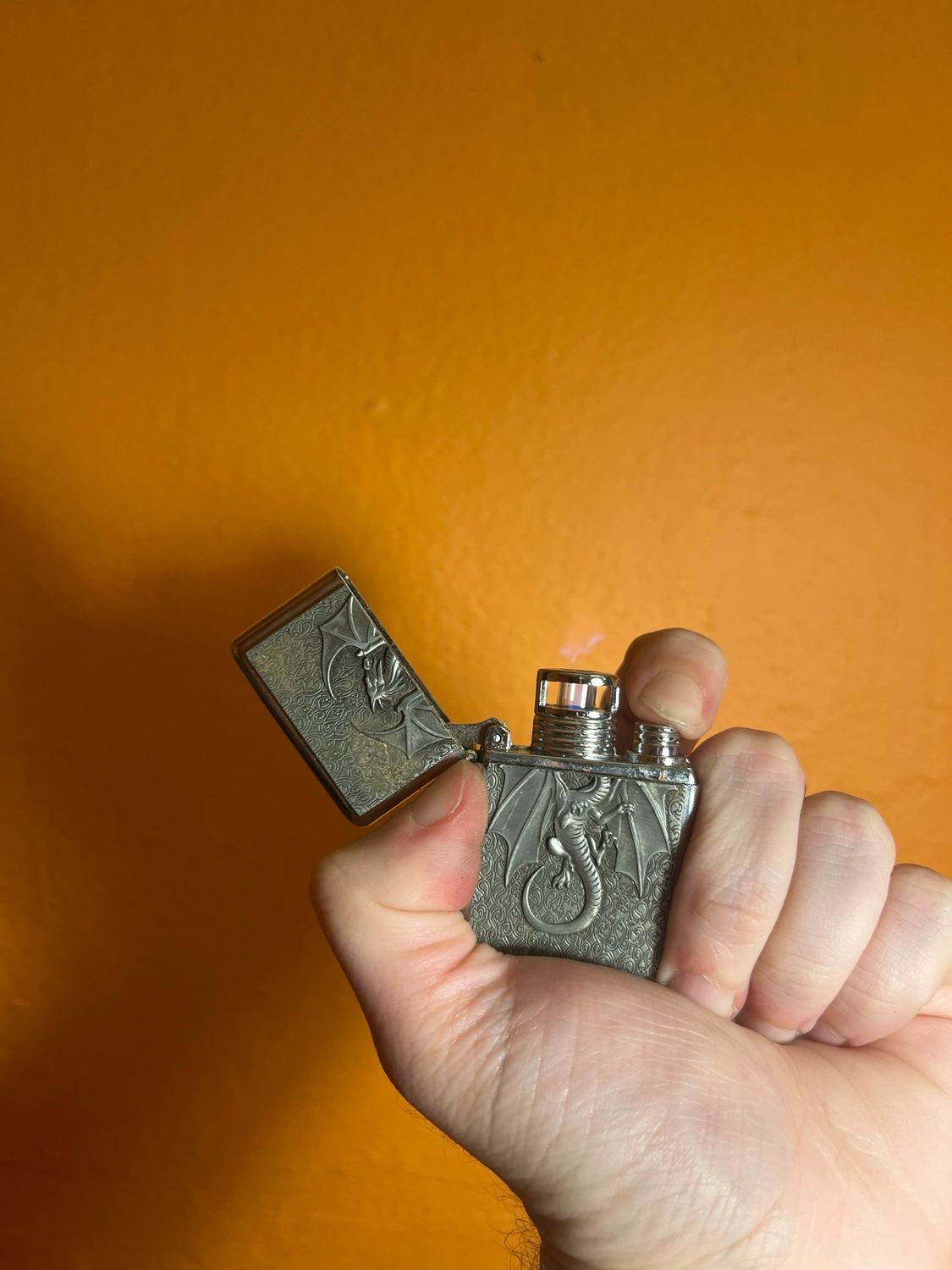 Firedrake Dragon Flip Top Torch Lighter