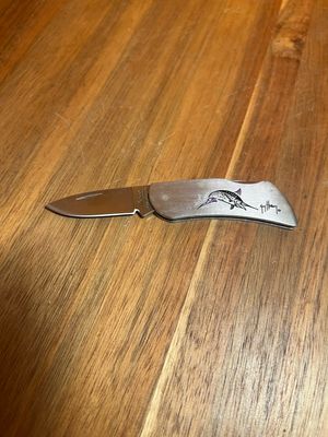 Guy Harvey Swordfish Zippo Brand Folding Knife