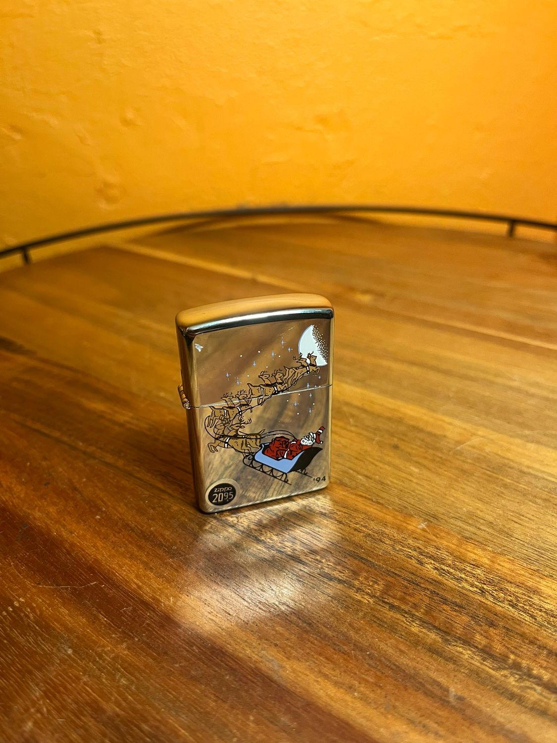 1994 Santa Sleigh Ride Sealed Unstruck Zippo Lighter