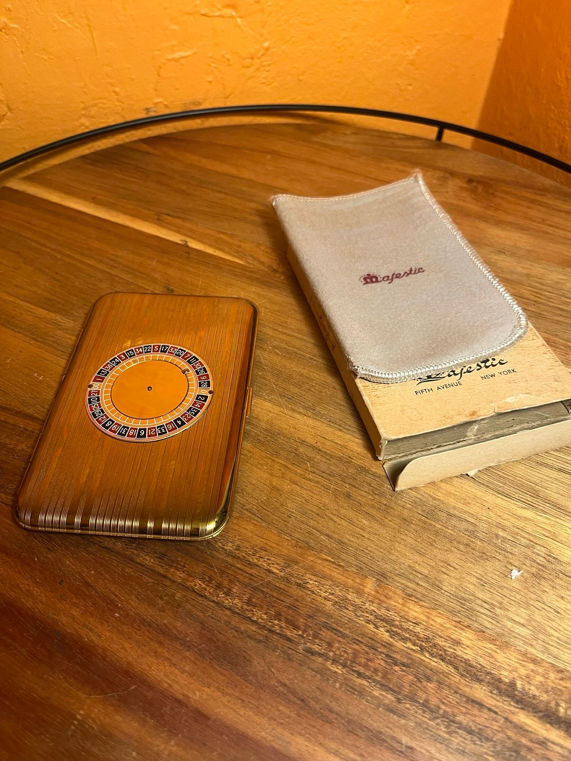 New Majestic Roulette Wheel Cigarette Case