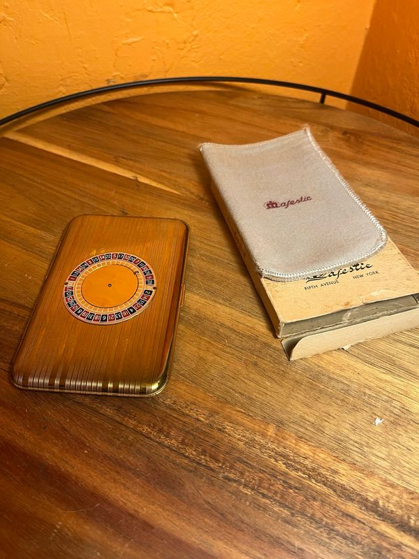 New Majestic Roulette Wheel Cigarette Case