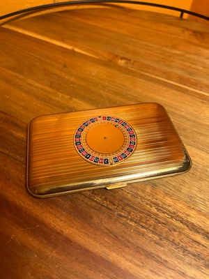 Majestic Roulette Wheel Cigarette Case
