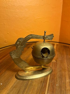 Art Deco Arching Woman Spinning Ashtray
