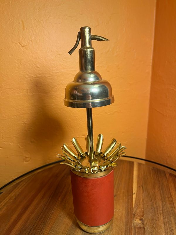 Mastercraft Leather Siphon Cigarette Dispenser