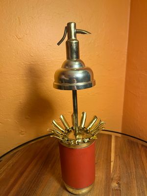 Mastercraft Leather Siphon Cigarette Dispenser
