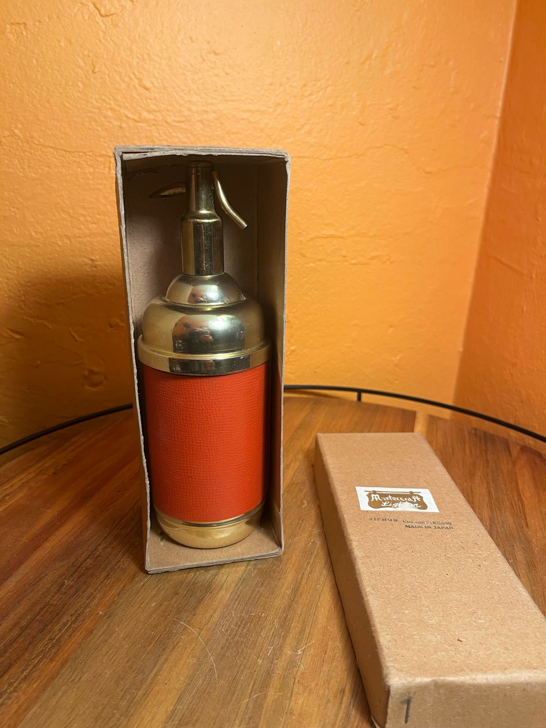 Mastercraft Leather Siphon Cigarette Dispenser