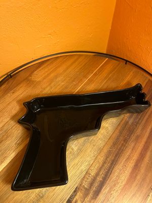 Black Handgun Oversized Ashtray