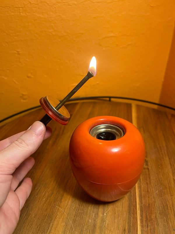Red Apple Electro Match Table Lighter