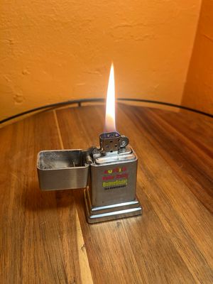 1970s Curtiss Baby Ruth Butterfinger 50th Anniversary Zippo Barcroft Table Lighter