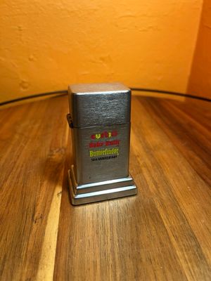 1970s Curtiss Baby Ruth Butterfinger 50th Anniversary Zippo Barcroft Table Lighter