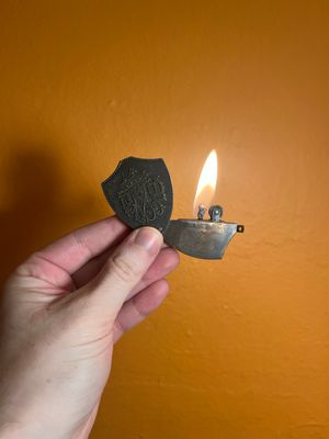 Shield Shaped Keychain Lighter