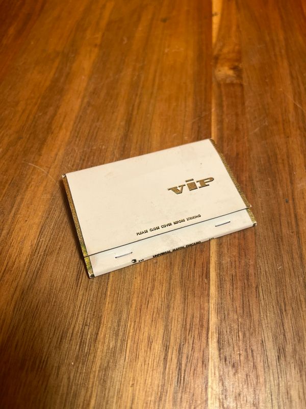 Playboy VIP Matchbook