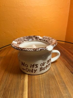 No Ifs Or Ands Only Butts Nude Woman Ashtray