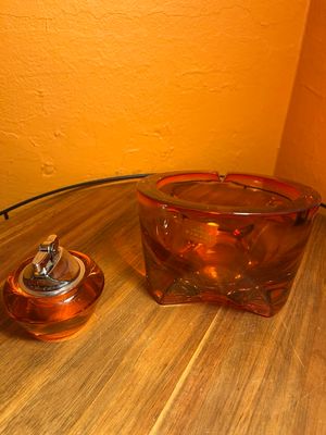 Orange Viking Glass Smoking Set