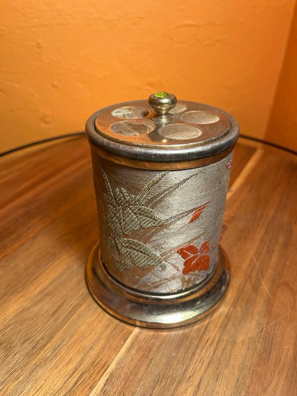 Upholstered Cigarette Dispenser