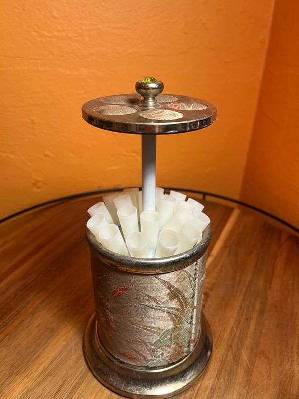 Upholstered Cigarette Dispenser