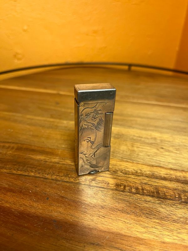 Dunhill Shanghai 900 Silver Side Strike Lighter