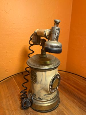 Marbled Musical Rotary Phone Table Lighter