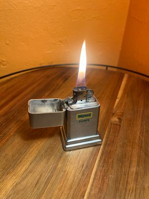 Myers Pumps Zippo Barcroft Table Lighter