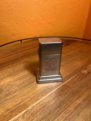 Carbo-Lastic Jet-Rock Block-Tite Zippo Barcroft Table Lighter