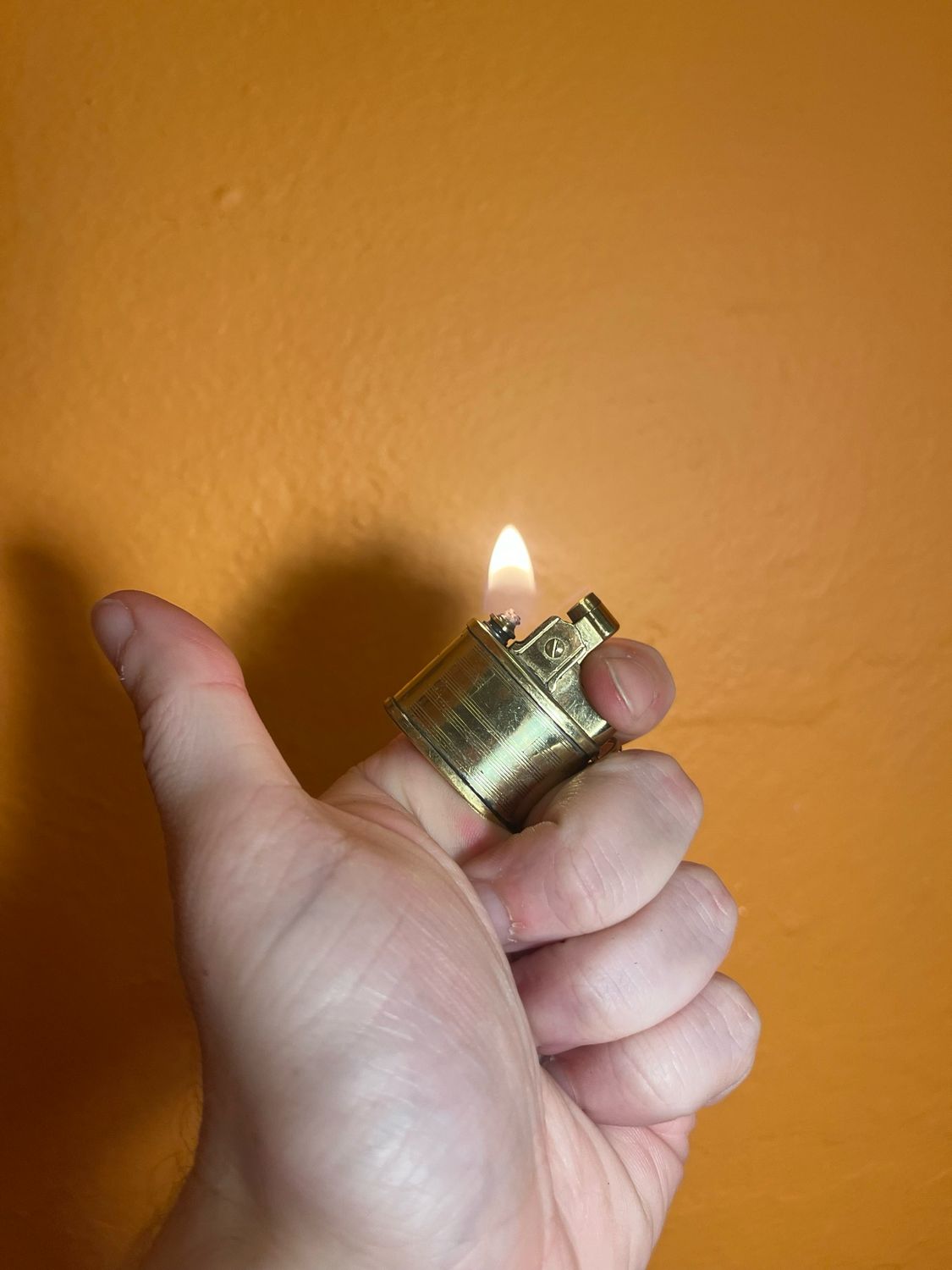 Golden Keychain Lighter