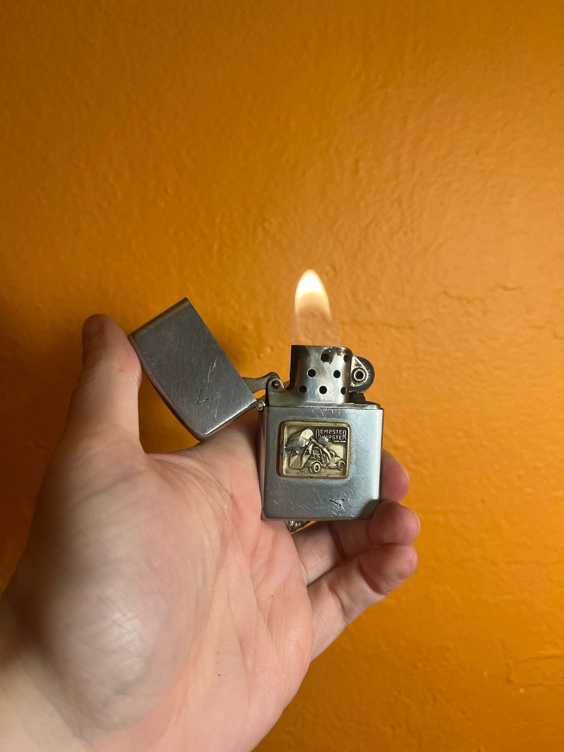 1950s Dempster Dumpster Zippo Lighter