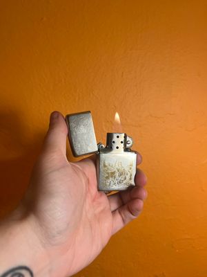 1978 Faded Netting The Catch Zippo Lighter