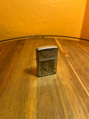1960s Common Fishing Design Zippo Lighter