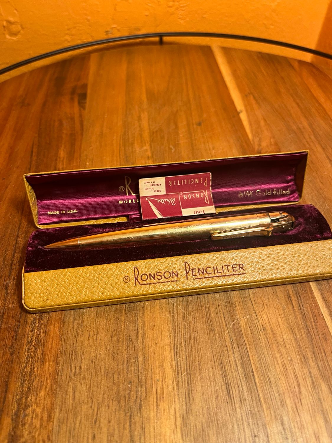 14k Gold Filled Ronson Penciliter