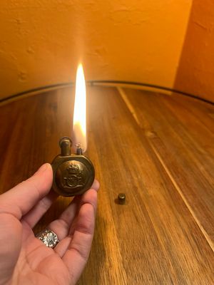 Crown &amp; Cannon Emblem Trench Lighter
