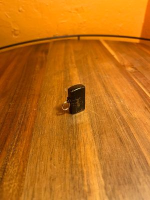 Worn Black Mini Keychain Lighter