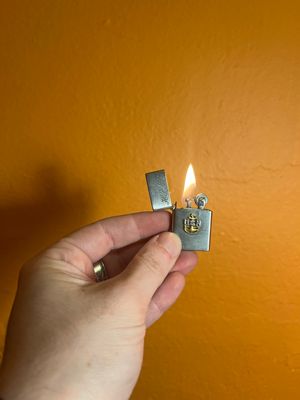 Customized ‘HJL 3’ USN US Navy Mini Flip Top Lighter