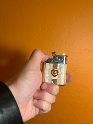 Mother Of Pearl Order Of Moose PAC Windshield Lighter
