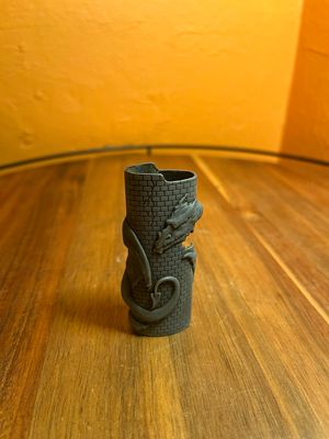 Dragon Castle BIC Lighter Holder Sleeve