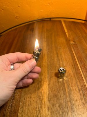 Sterling Silver Scottie Dog Capsule Lighter