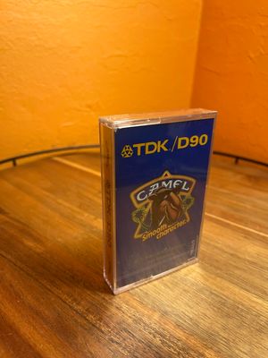 1990s Camel TDK/D90 Cassette Tape