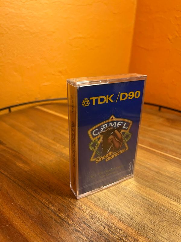 1990s Camel TDK/D90 Cassette Tape