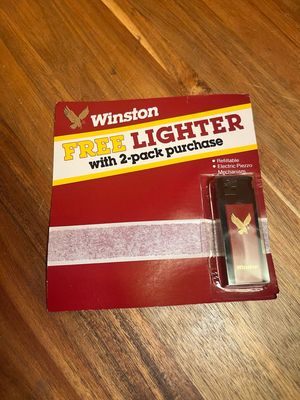 1987 Winston Refillable Butane Lighter