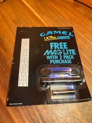 1990s Camel Mini Flashlight