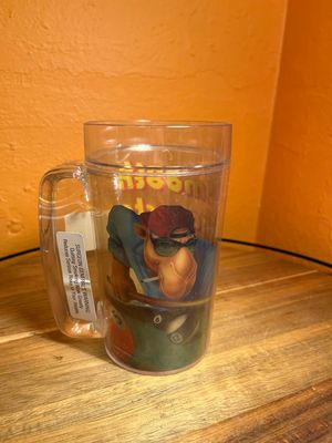 1990s Smokin Joe Smooth Character Billiards Beer Mug