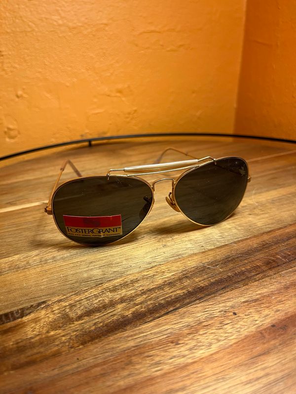 1990s Winston Foster Grant Aviator Sunglasses