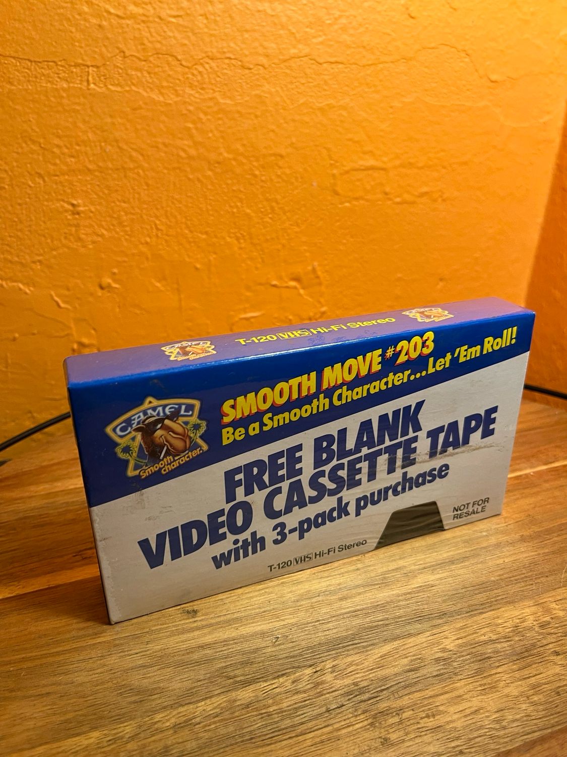 1990s Camel Blank Video Cassette Tape