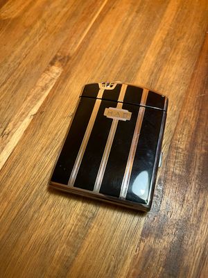 Customized ‘HAB’ Ronson Twentycase Cigarette Case Lighter